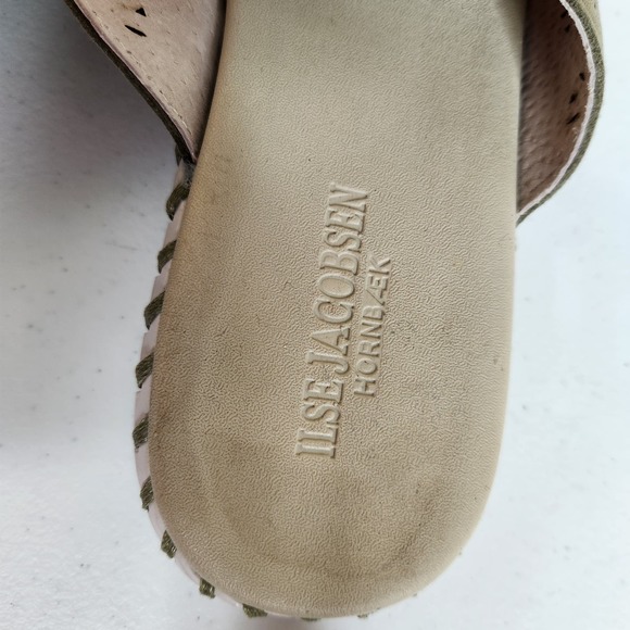 Ilse Jacobsen Tulip 1575 Cross Band Sandal Women's Size‎ EU 44 US 14 Green - Picture 3 of 12